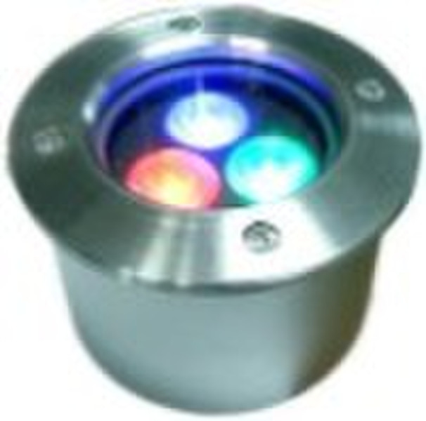 3*1W RGB LED Underground Lamp  LU0353