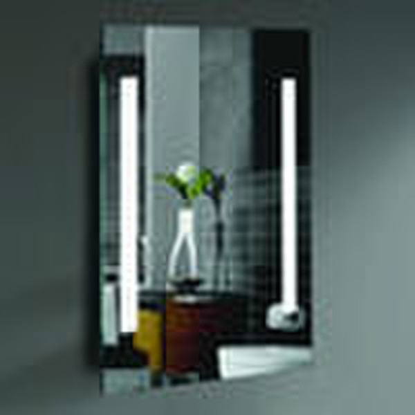 IP44 mirrors with illuminated fluorescent strips