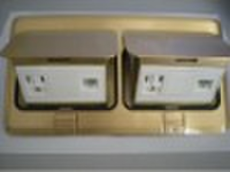 DCT-638/GB Double-row pop-up type Floor Socket