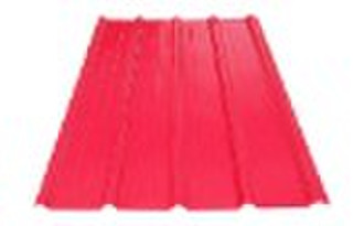 corrugated sheet for roofing tiles