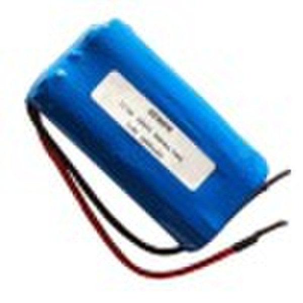 7.4V 2400mAh rechargeable Li-ion 18650 battery pac