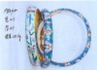 Silver kyakhta enamel bracelet