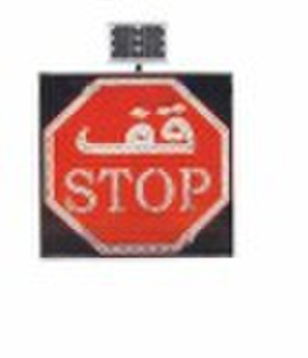 Solar Power Stop Sign