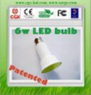 6W high power LED bulb