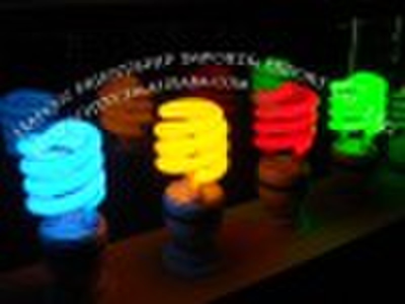 Color Light, Colour Energy Saving Lamp. CFL CE RoH
