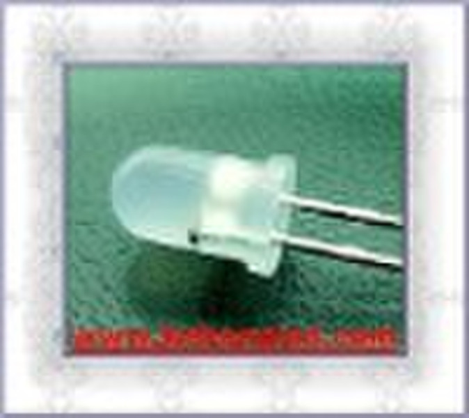 4mm round led (white)