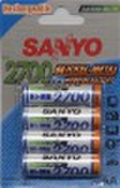 Sanyo NI-MH 2700mAh AA rechargeable battery