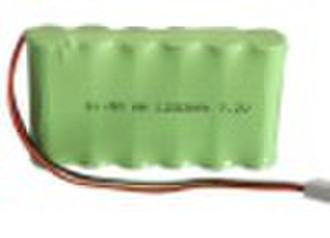 NiMH AA1200mAh 7.2V Akkupack für sauberere