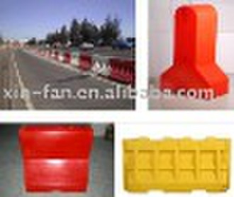 Roto moulding road barrier