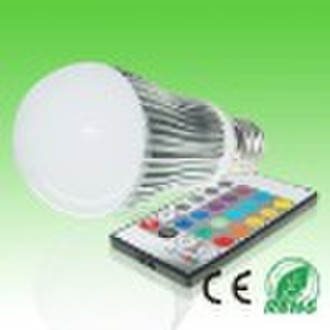 3W / 5W E27 RGB LED лампочка