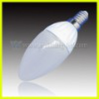 Ceramic E27 E14 LED Candle Bulb Light