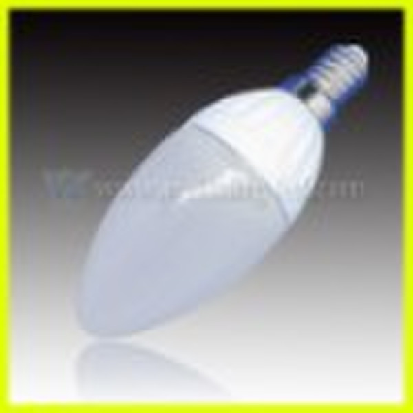 Ceramic E27 E14 LED Candle Bulb Light