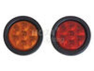 4" Round LED Light, STOP/TURN/TAIL