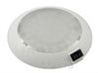 5-1/2'' LED Dome Light White Plastic, Low