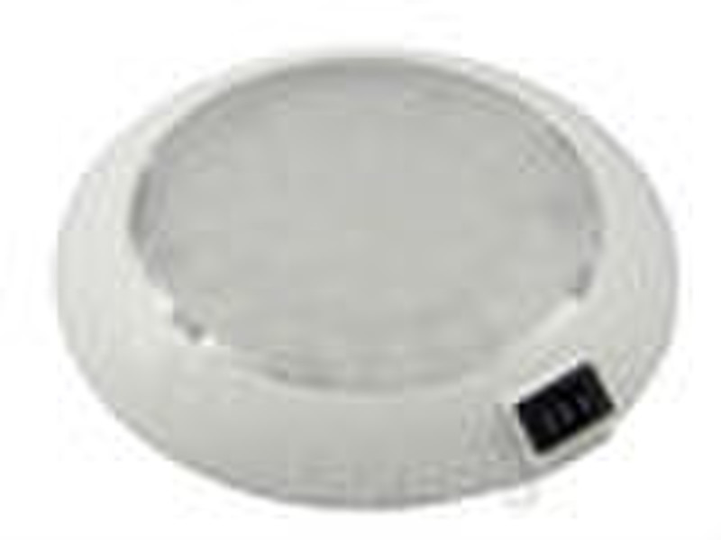 5-1/2'' LED Dome Light White Plastic, Low