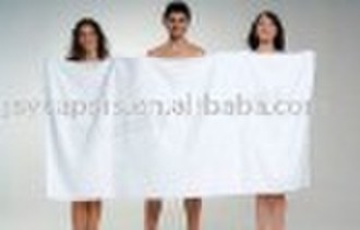 Supersoft short plush bathrobe