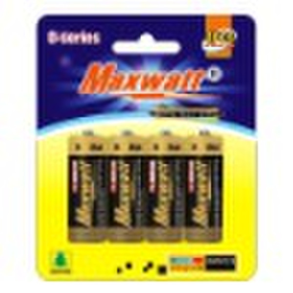 R6 SIZE AA UM-3 DRY CELL BATTERY 4PCS/CARD