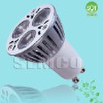 High power led spotlight GU10 3W
