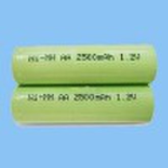 Горячая батарея Ni-MH, батарея AA 2500mAh