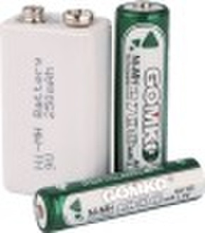 Ni-MH Rechargeable Battery 9v 250mAh