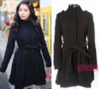 Sexy lady coat overcoat outwear G9615 black