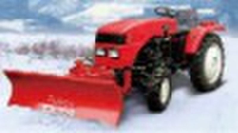 Schneeschild nach Traktor