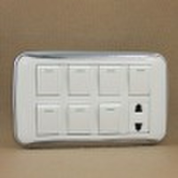 switch socket, wall switch, electrical outlet