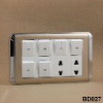 switch socket, wall switch, electrical outlet