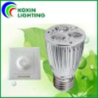 3*3W led spotlight(MR16 GU10 E27)