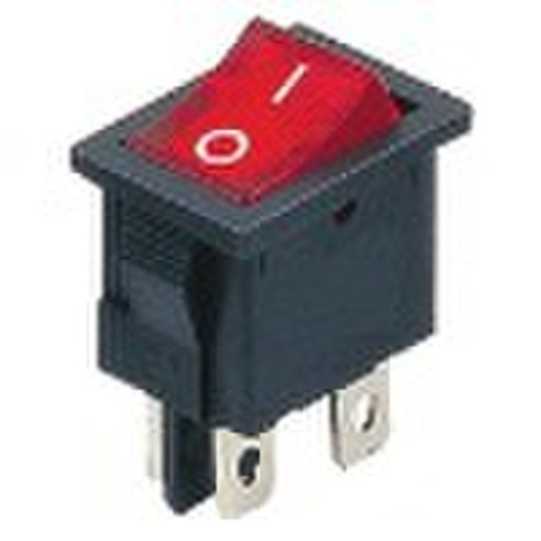 Lighted rocker switch