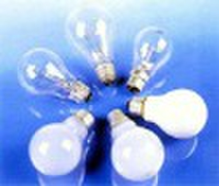Clear& frosted E27/B22 incandescent lamp