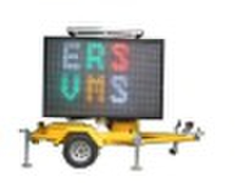 Trailer Mounted Solar Message Board