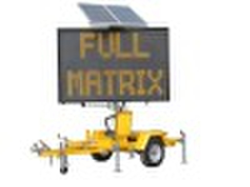 Trailer Mounted Solar Message Board