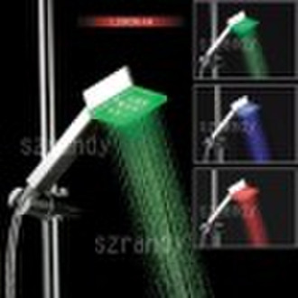 square led shower head with RGB color