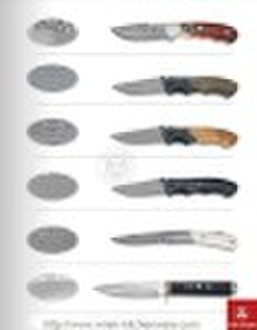 Damaskus Taschenmesser / kampierendes Messer
