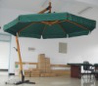 wooden hanging umbrella