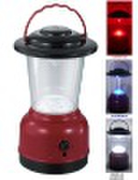 LED camping light with 13 led light and color chan