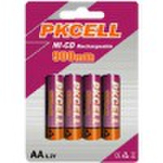 PKCELL NiCD rechargeable battery