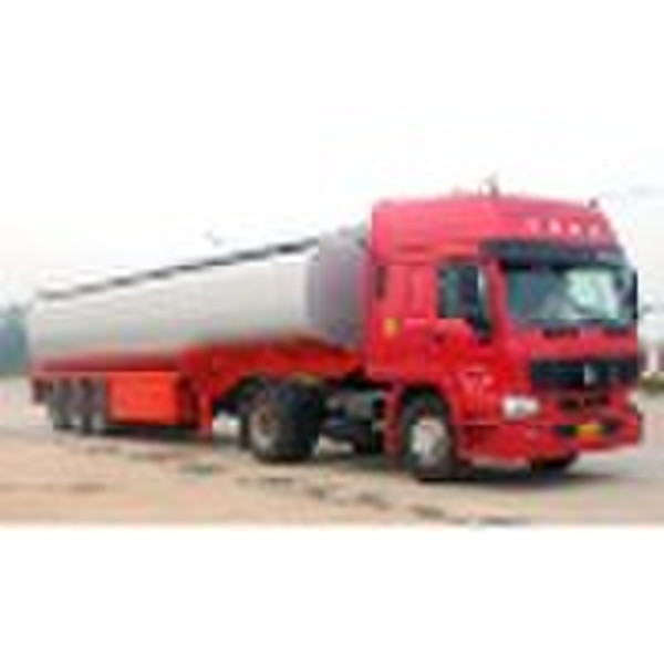 3 axle fuel tanker semi trailer