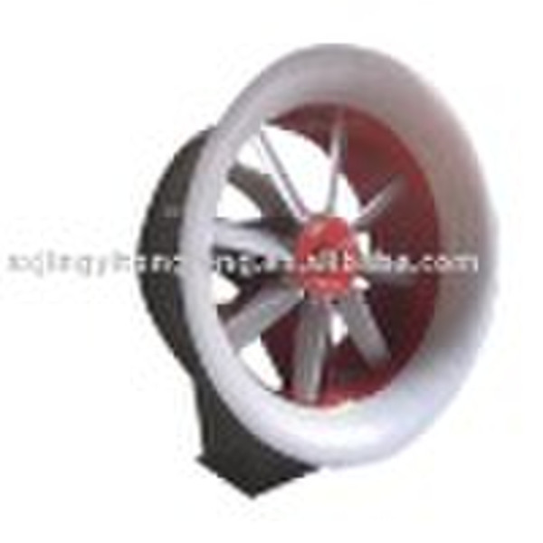 Textile energy-efficient axial fan
