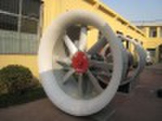 Textile energy-efficient axial fan