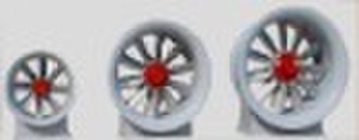 Textile energy-efficient axial fan