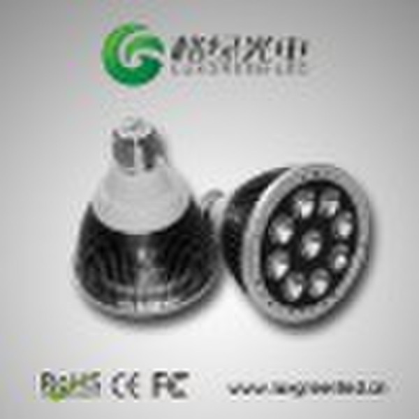 PAR30 LED lamp Aluminum fin air cooling technology