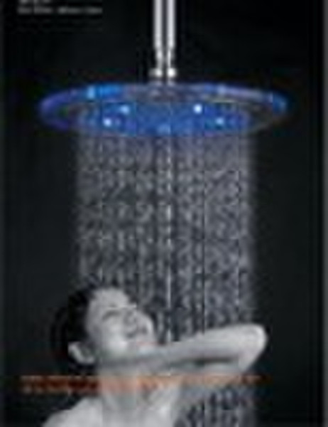 Temperature Detectable LED shower