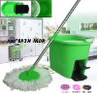 magic mop with 360 microfiber head