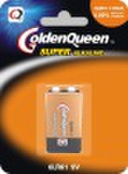 9V  alkaline,  dry  battery