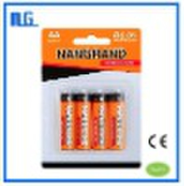 LR6/AA  alkaline battery