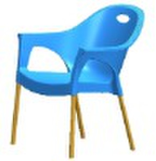 aluminum leg plastic chair mould