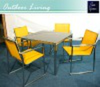 Stainless steel Peter Dining Set