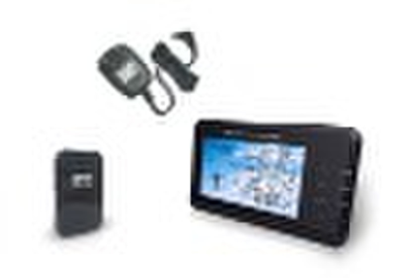 weather station with radio controlled clock